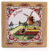 Hotplate 19 X 19 Cm Color Holland - Souvenir