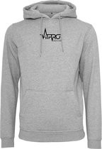 FitProWear Trui Heren - Grijs - maat M - Mannen - Hoodie - Trui  - Sweater - Sporttrui - Sportkleding - Casual kleding - Trui Heren - Grijze trui - Katoen / Polyester - Trui Capuch