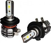 H7 koplamp set | 2x 2-SMD LED xenon wit 6000K - 2000 Lm/stuk | CAN-BUS 12V DC - 3 jaar garantie
