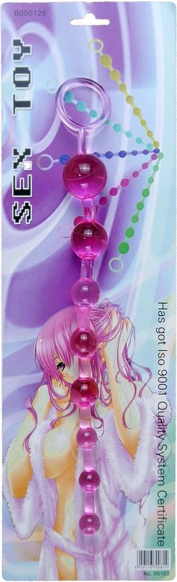 Anale Kettting - Jelly Anal - 10 Beads Pink