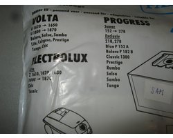 Volta Electrolux Progress stofzuigerzakken EL82 5 stuks + filter
