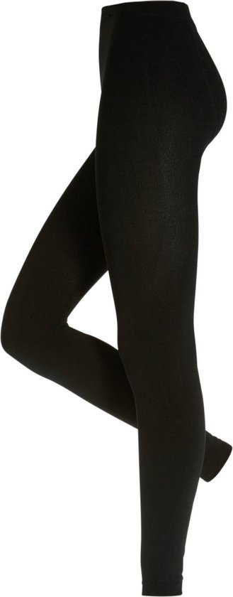 E & F Thermo leggings dames - adultes - Warm & Soft, avec Fleece - Zwart - L / XL