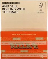 Papier à rouler long| papier de soie | RIZLA+ Oranje double (50 pièces)