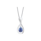 Favs Dames Ketting 925 sterling zilveren 1 Zirconia One Size 87309282