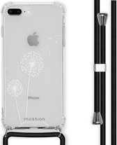 iMoshion Design hoesje met koord voor de iPhone 8 Plus / 7 Plus - Paardenbloem - Wit