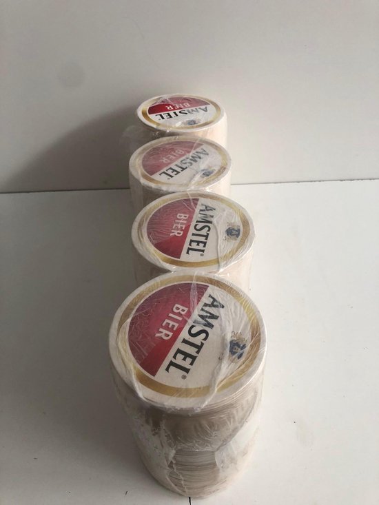 Amstel pils bierviltjes bier viltjes vilt 4 rollen van 100 stuks | bol.com