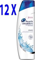 Head & Shoulders Classic Anti-Roos VOORDEELVERPAKKING 12 X 280ml