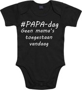 Romper met opdruk “#papa-dag”, kraamkado, voor baby’s