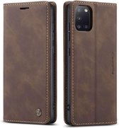 Portemonnee Hoesje Samsung Galaxy A31 | Retro Wallet Case | CASEME | Koffie