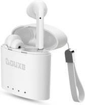 OX Premium Draadloze In-Ear Oordopjes - Draadloze Bluetooth Oortjes - Geschikt voor alle bluetooth smartphones zoals Apple iPhone en Android - Wit - Douxe