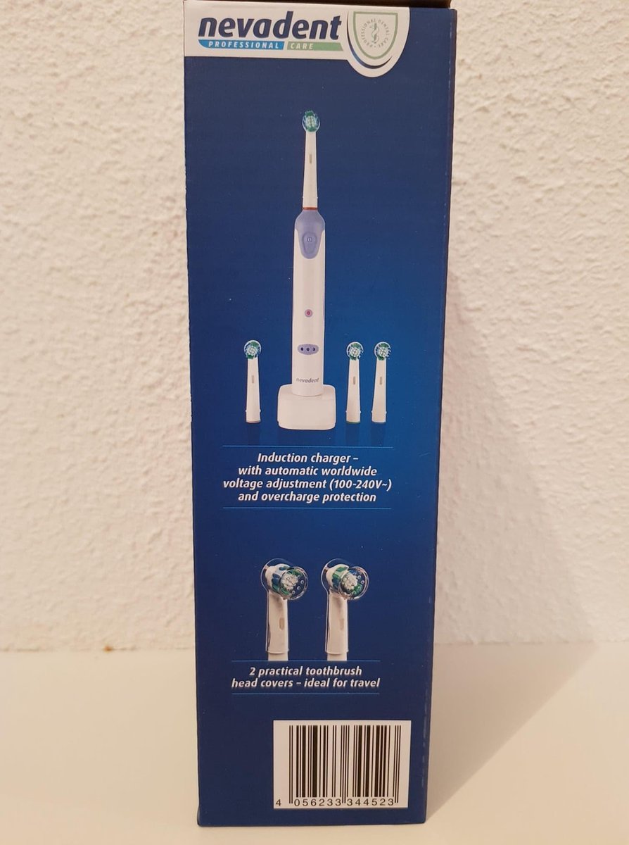 halfgeleider Saai Korting NEVADENT® Elektrische tandenborstel Inclusief 4 met kleuren gemarkeerde  opzetborstels | bol.com