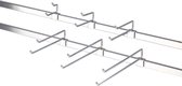 Prijshaken voor Hangrail (L20cm) - 5 stuks