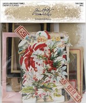 Tim Holtz Idea-ology Layers & Baseboard Frames Christmas (25pcs) (TH94017)