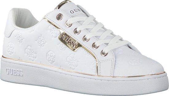 bol.com | GUESS Banq Dames Sneakers - Wit - Maat 39