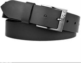 Ven Tomy Leren Riem XXL - Dames - Heren - 4 cm Breed Unisex Broekriem Zwart 150 cm