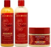 Creme of Nature Argan Oil Moisture Shampoo + Intensive Treatment + Twist and Curl Pudding"Set"