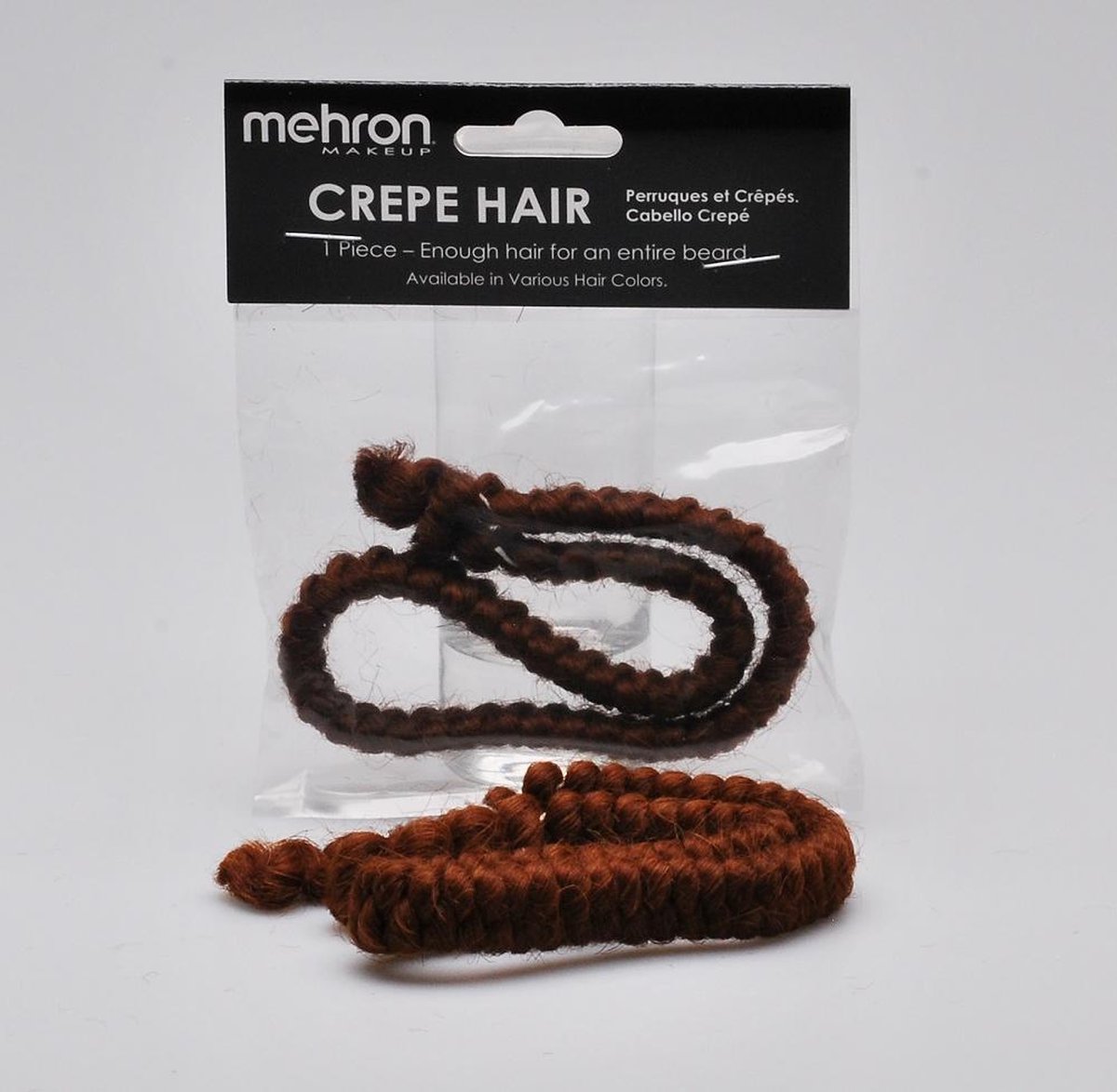 Crêpe haar voor het maken van valse baarden, bakkebaarden en snorren