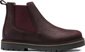 Birkenstock Stalon Chelsea Boots Dames Rood Leer Narrow-fit - maat 40