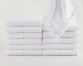 Gastendoekje FeelGood due Fancy Wit - set van 12 stuks - 30x50cm 100% Katoen badstof
