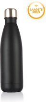 Curver Isolation Bottle 0, 5 Liter - Double Thermos - Zwart - Thermo Cup - Bouteille sous vide - Thermos - Tasse de voyage - bouteille d'eau bouteille - Café - Drinkflesssen - acier inoxydable - Bouteille isotherme - Métal