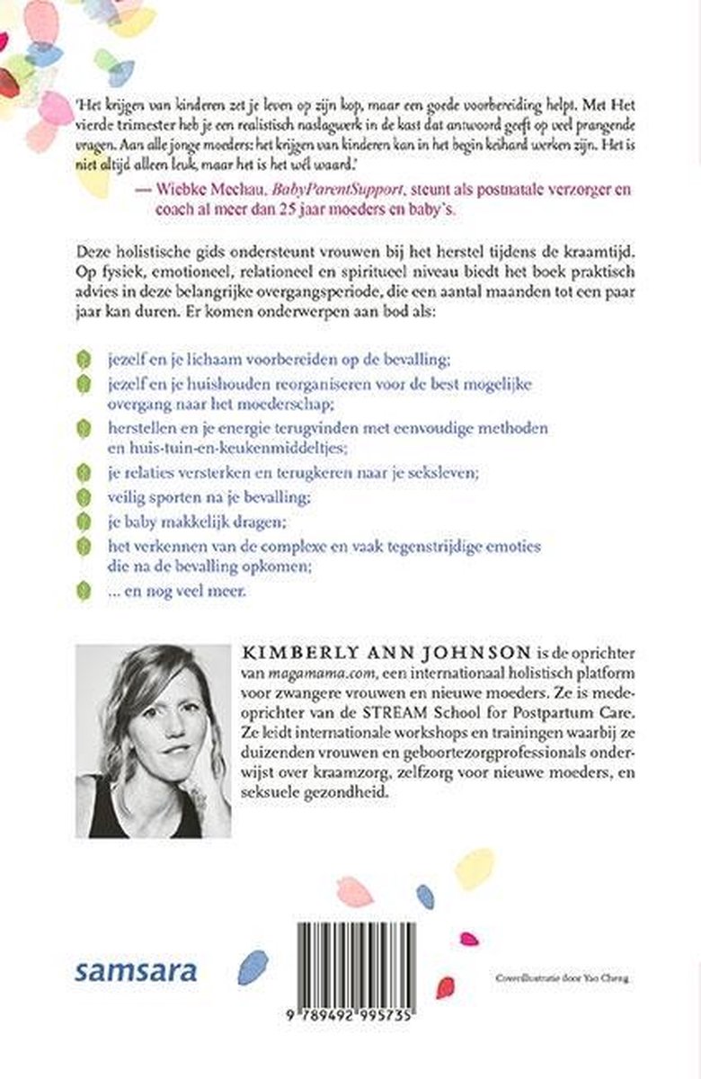 Het vierde trimester - back cover