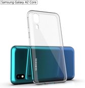 Softcase Backcover Geschikt voor Samsung Galaxy A2 CORE hoesje - Transparant