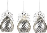 Goodwill Kerstengel-Engel Glas Wit H 10 cm Voordeelaanbod Ass. van 3 stuks