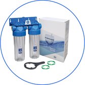 Rush Aquafilter Waterfilter twin set 3/4" aansluitingen