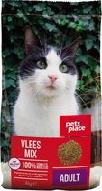 Pets Place Kat Adult - Kattenvoer - Vleesmix - 4 kg