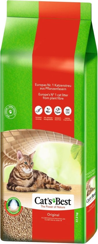 Cat's Best Oko Plus Korrels - Kattenbakvulling - 40 l | bol.com