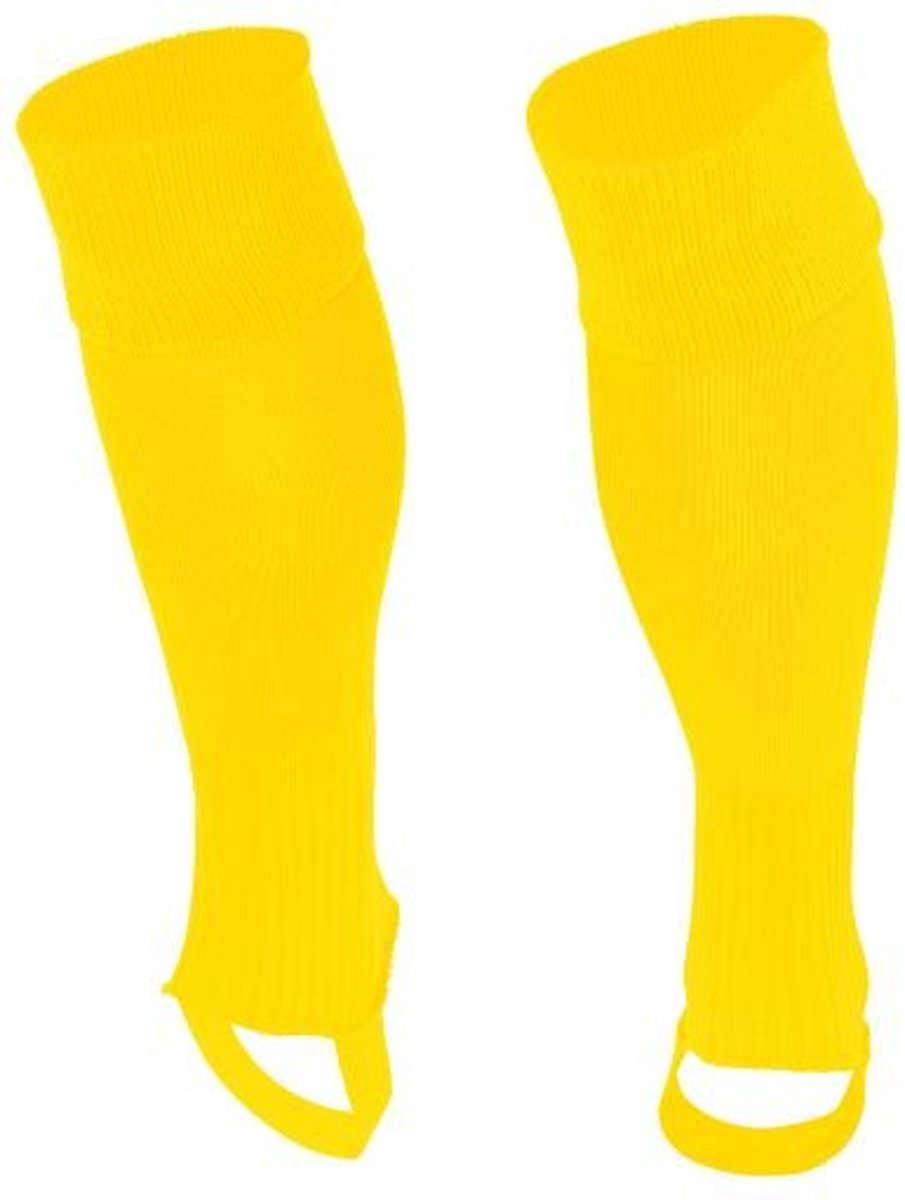 Stanno Uni Footless Sock - Hockey - Geel - Voetloze sokken - Schoenmaat 29-33