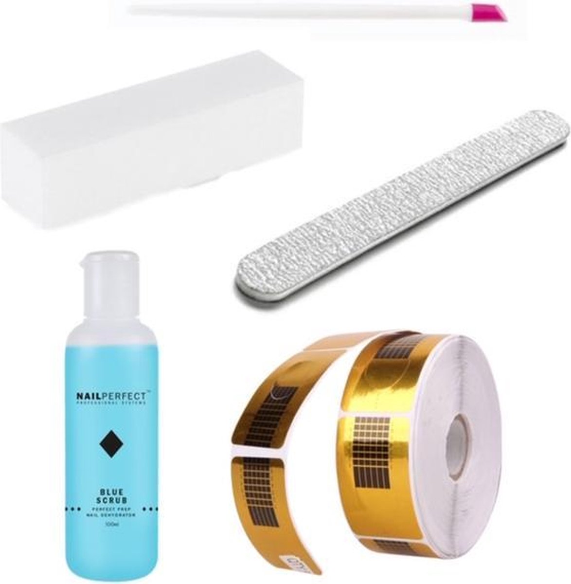 Goedkoopste Complete Acryl sjablonen set - Nagelverlenging set - Poly gel Nails - Kunstnagel pakket - 500 stuks