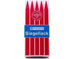 Gutenberg Zegellak | rood | 10 staven