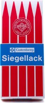 Gutenberg Zegellak | rood | 10 staven