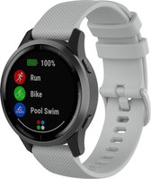 Vivoactive / Vivomove silicone gesp band - grijs - Geschikt voor Garmin