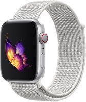 Nylon sport loop band - top wit - Geschikt voor Apple Watch