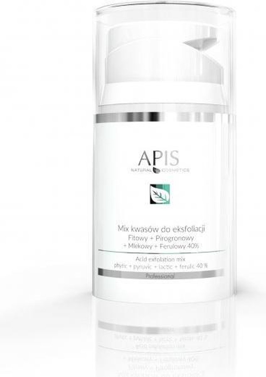 Goedkoopste APIS Exfoliation Acid mix kwasów do eksfoliacji Fitowy Pirogronowy Mlekowy Ferulowy 40 50ml