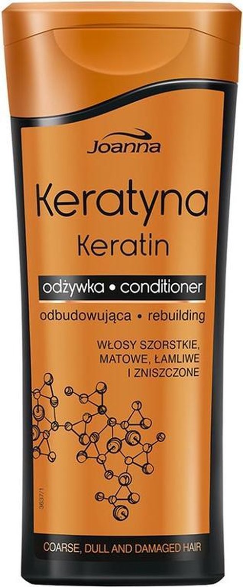Joanna - Keratin Rebuilding Conditioner For Coarse Dull & Damaged Hair Restoring Keratin Conditioner For Rough Matte Brittle & Damaged Hair 200G