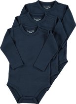 Zeeman romper biologisch katoen - maat 50/56 - blauw - 3 stuks