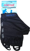 Mirage lycra handschoen maat xl gel zwart korte vinger op kaart