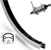 achterwiel Web 26 x 1.75 inch terugtraprem zwart