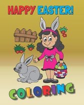 Happy Easter Coloring