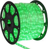 LED Lichtslang - Complete set - Groen - 2,5W/m - IP44 - Ø13mm - 5 meter