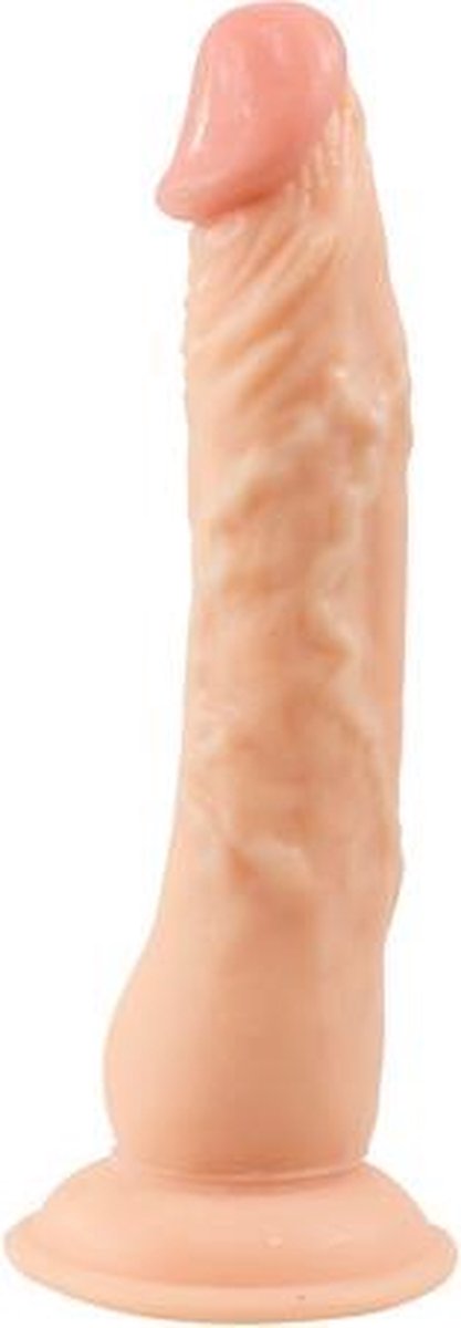 Goedkoopste You2Toys – European Lover Dildo met Stevige Zuignap voor de Harde Solo Aanpak Licht Flexibel – 23 cm – beigeig
