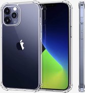 geschikt voor iPhone 12 pro telefoonhoesje|smartphone case|siliconen|doorzichtig|hoesje