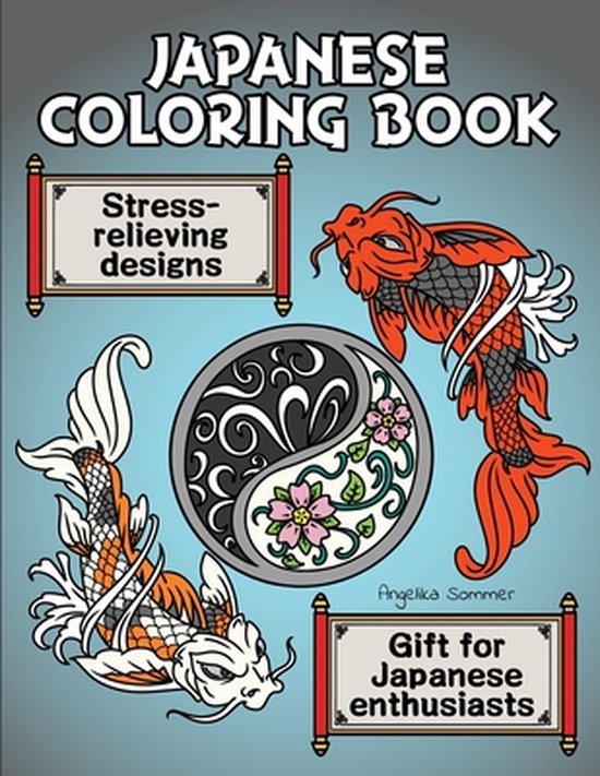 Japanese Coloring Book - cover