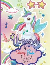 Unicorn Coloring Books For girls Ages 4-8