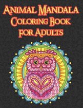 Animal Mandala Coloring Book for Adults