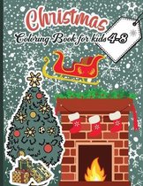 Christmas Coloring Book For Kids 4-8