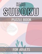 Hard Sudoku Puzzle Book for Adults